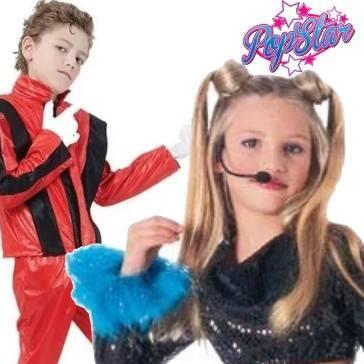Children's Popstar fancy dress costumes and dress-up outfits. Great selection of styles and sizes available here at Karnival Costumes online party shop