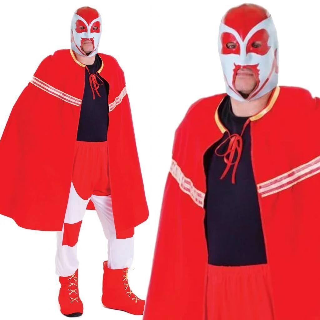 Mexican Wrestler Fancy Dress Costume By Bristol Novelties Ac480
