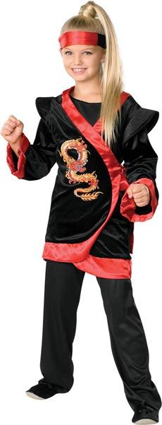 Red dragon Ninja fancy dress costume by Rubies 2379 available here at Karnival Costumes online party shop