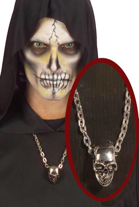 Skull Necklace - Gothic Halloween Jewellery