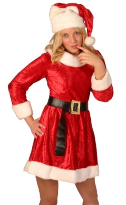 Santa Fancy Dress Costume for Ladies from a large collection of Lady's Santa Outfits at Karnival Costumes your Christmas specialists