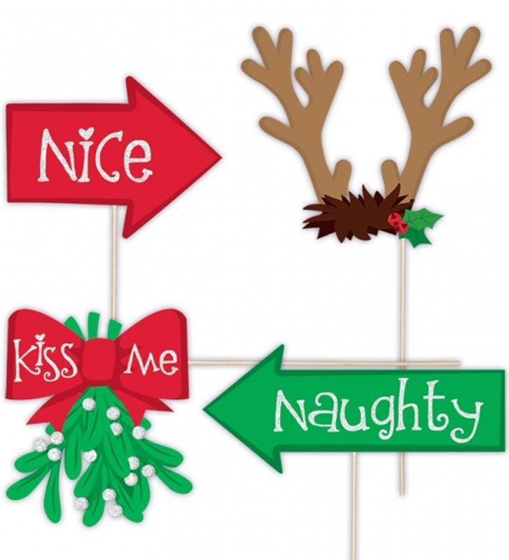 Christmas Photo Booth Kit Miscellaneous elements by Amscan 395012 from Karnival Costumes
