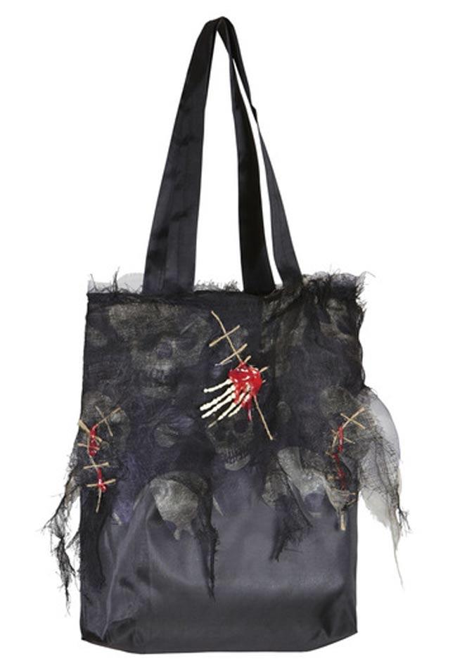 Zombie Handbag by Widmann 01426 available from Karnival Costumes