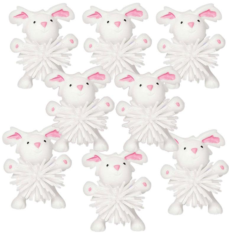 8x Wooly Bunny Characters for Easter pinatas, goody bags and Easter Egg Hunts by Amscan 398057 available here at Karnival Costumes online party shop