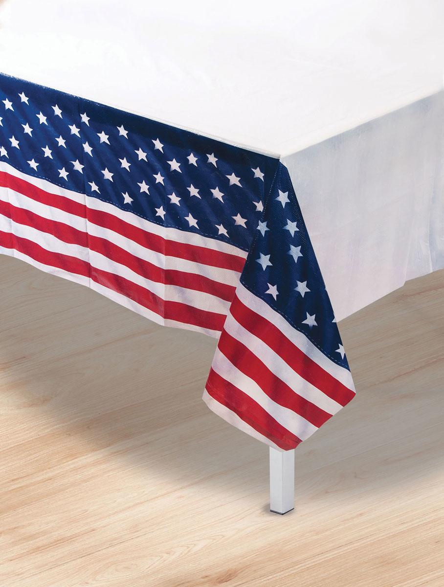 USA Table Cover - 137cm x 274cm by Forum Novelties 78438 available here at Karnival Costumes online party shop