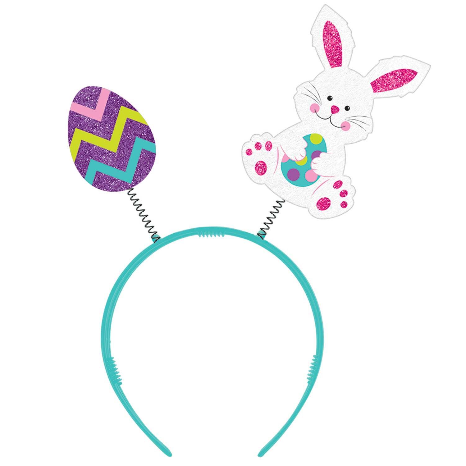 Easter Bunny & Egg Felt Head Boppers by Amscan 399652 available here at Karnival Costumes online party shop
