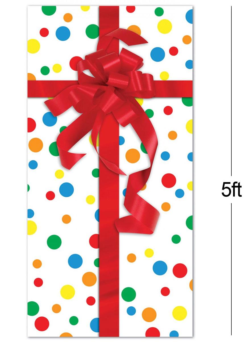 Party Gift Door Cover 30" x 5ft by Beistle 57316 available here at Karnival Costumes online party shop