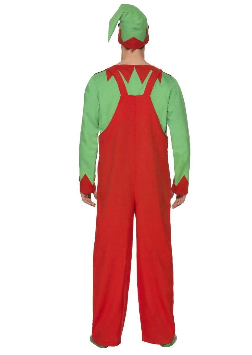 Workshop Elf Jumpsuit Costume for Men by Smiffy 33152 available here at Karnival Costumes online Christmas party shop