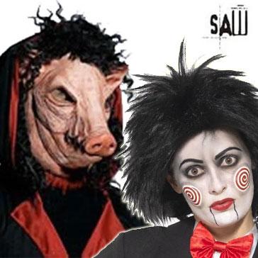 Horror Movie SAW costume accessories and party goods available here at Karnival Costumes online party shop