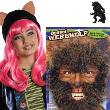 Werewolf costumes accessories available here at Karnival Costumes online party shop