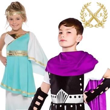 Roman fancy dress costumes and accessories for children available here at Karnival Costumes online party shop