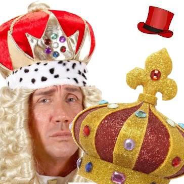 Crowns, Coronets and Sceptres for adults and children. Great selection available here at Karnival Costumes online party shop