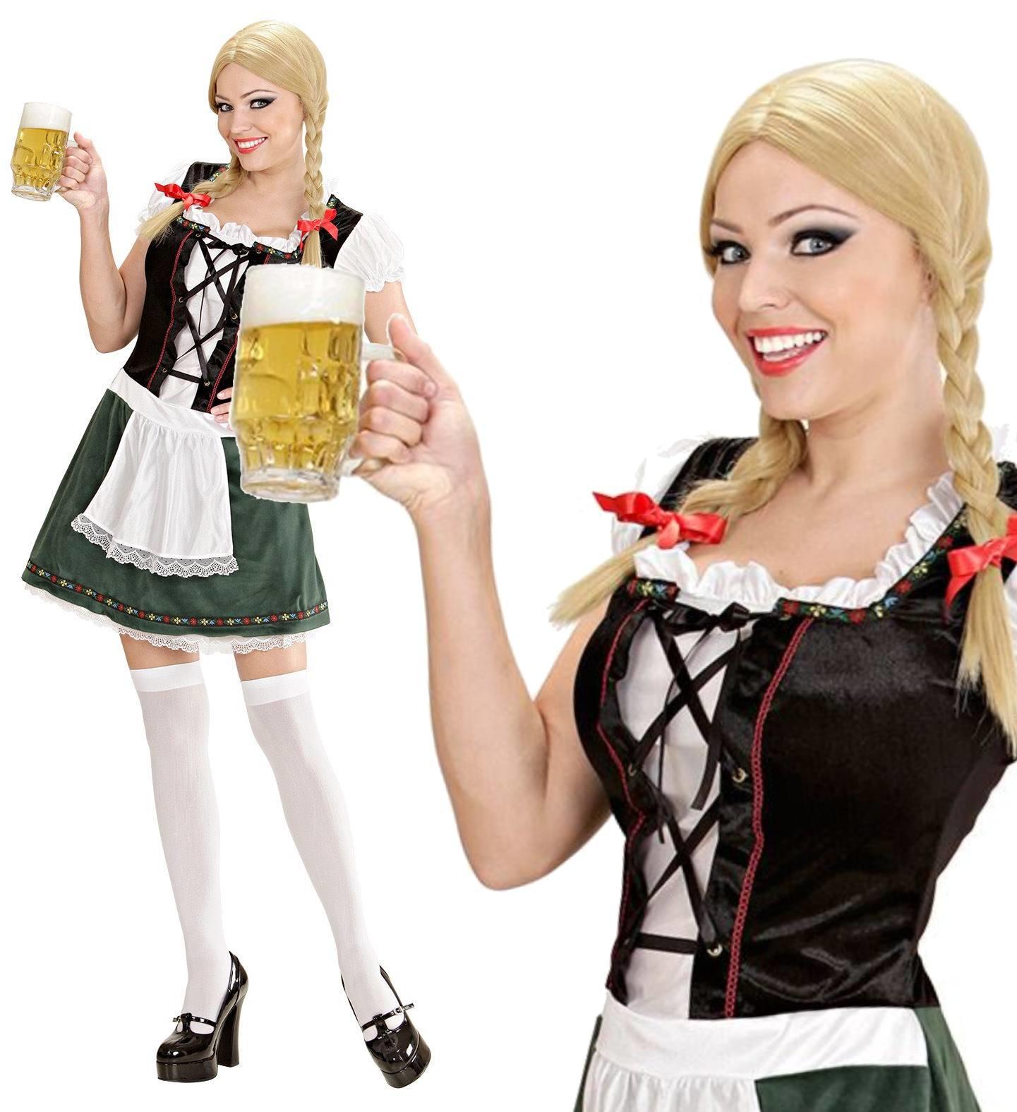 Women's Bavarian Girl Costume from the Dreamgirlz range by Widmann 7049 available here at Karnival Costumes online party shop
