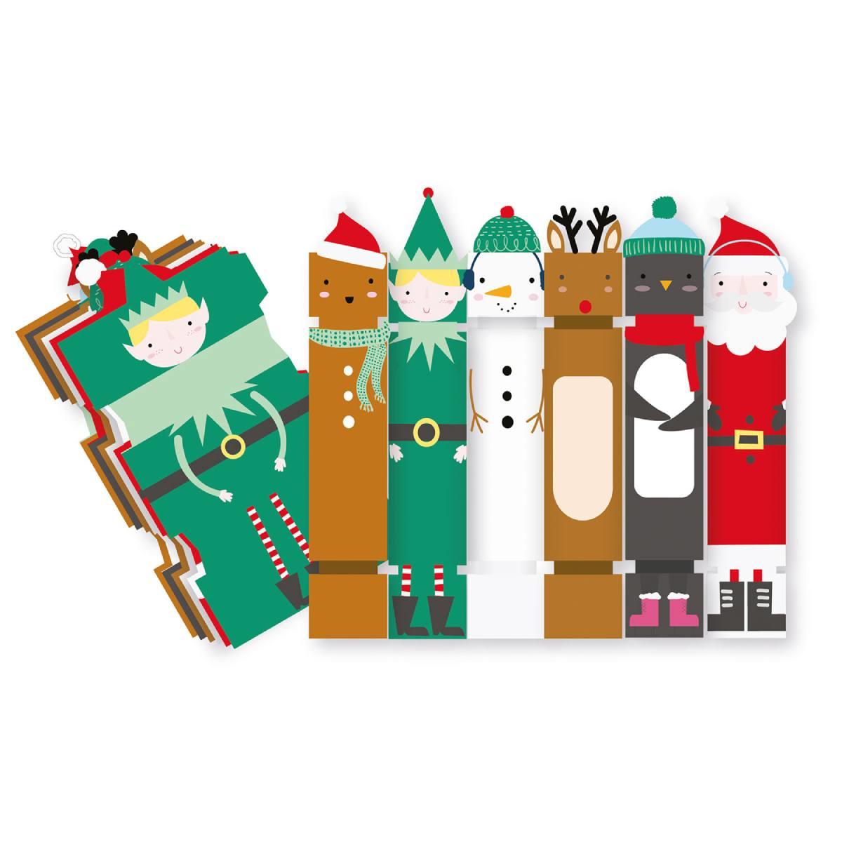 Festive Friends Build Your Own Christmas Crackers by Amscan 9913168 available here at Karnival Costumes online Christmas party shop