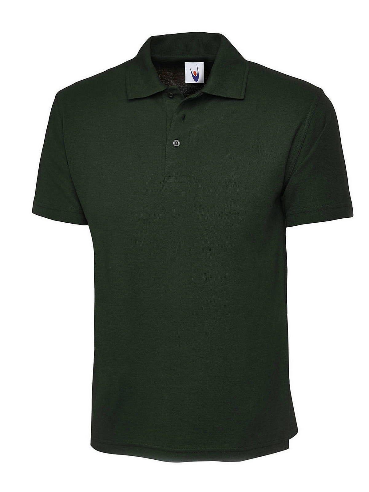 Uneek 220GSM Classic Polo Shirt in Bottle Green (Product Code: UC101)