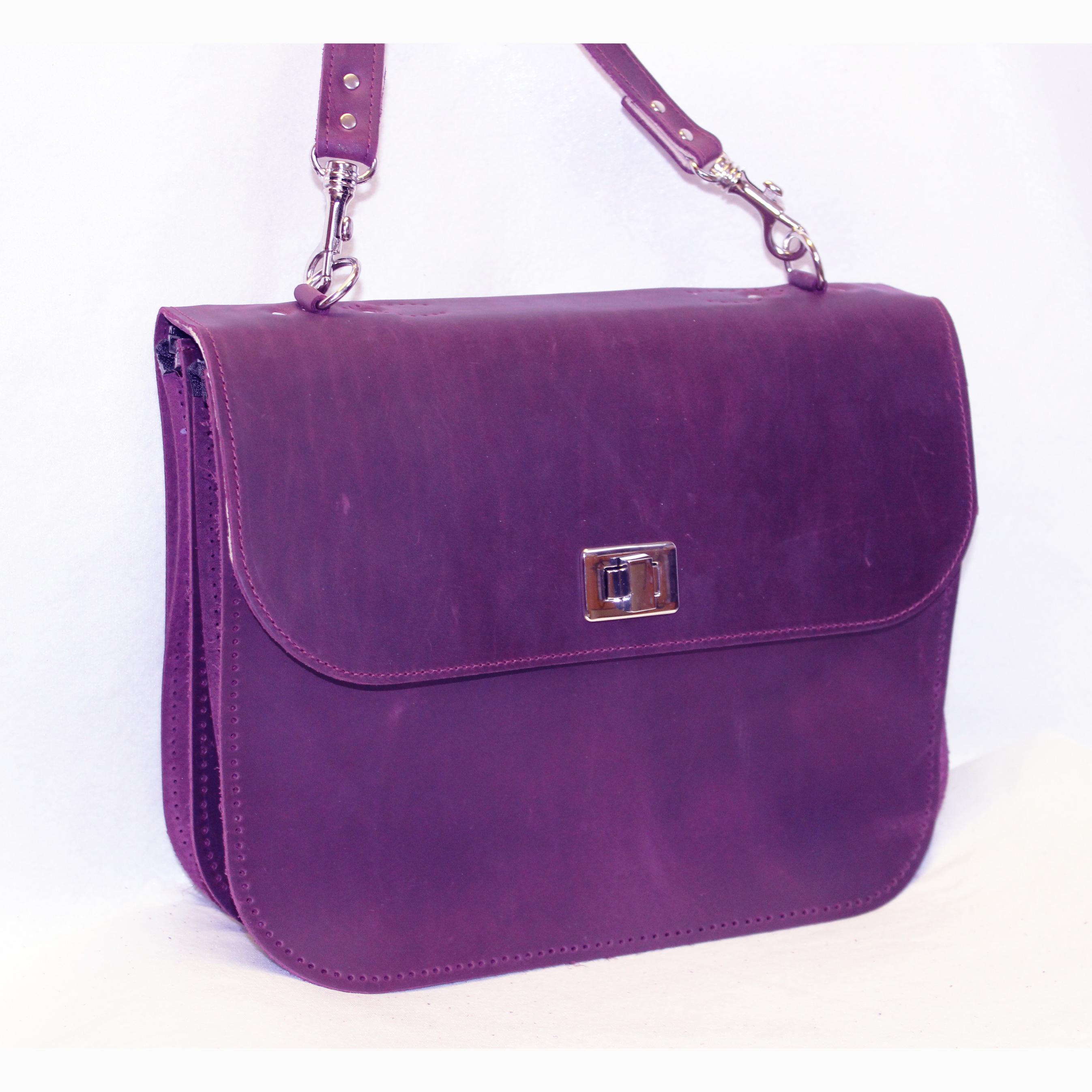 Devon Bag KIT in Ultra Violet Antique Leather
