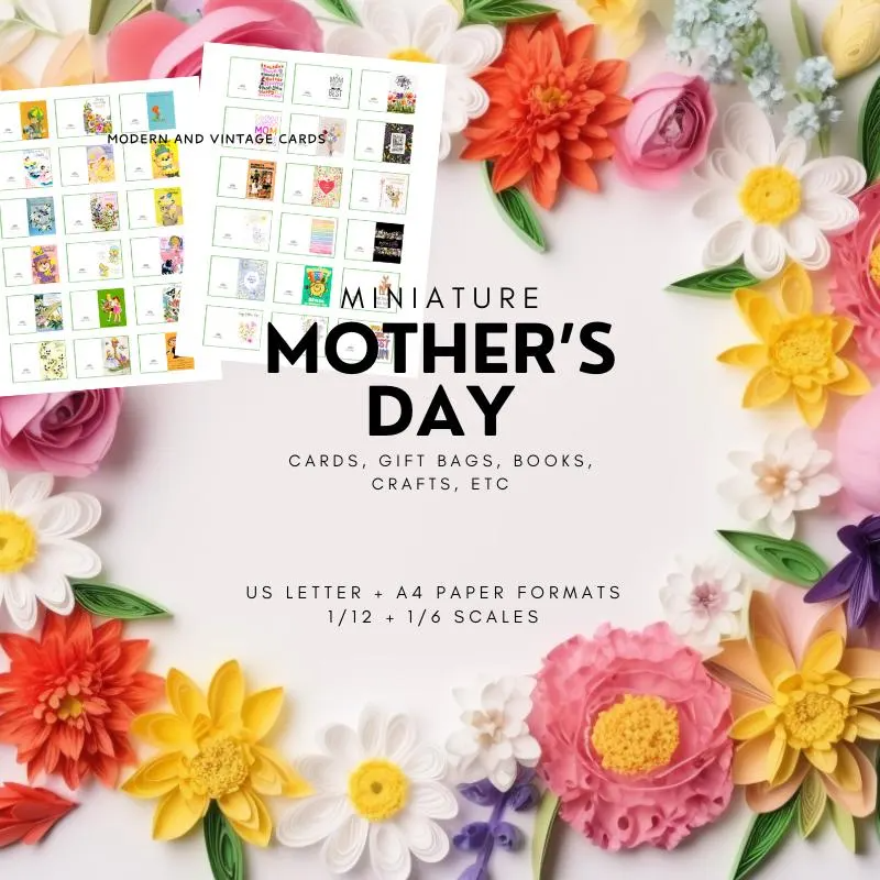 Miniature Mother's Day Cards