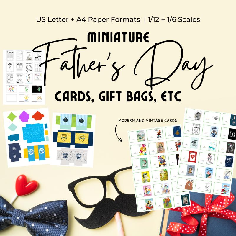 Miniature Father's Day Cards