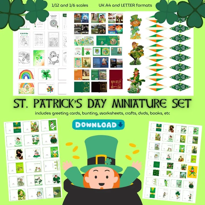 Miniature St Patrick's Day Cards