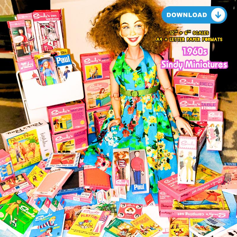 Miniature Sindy Boxes