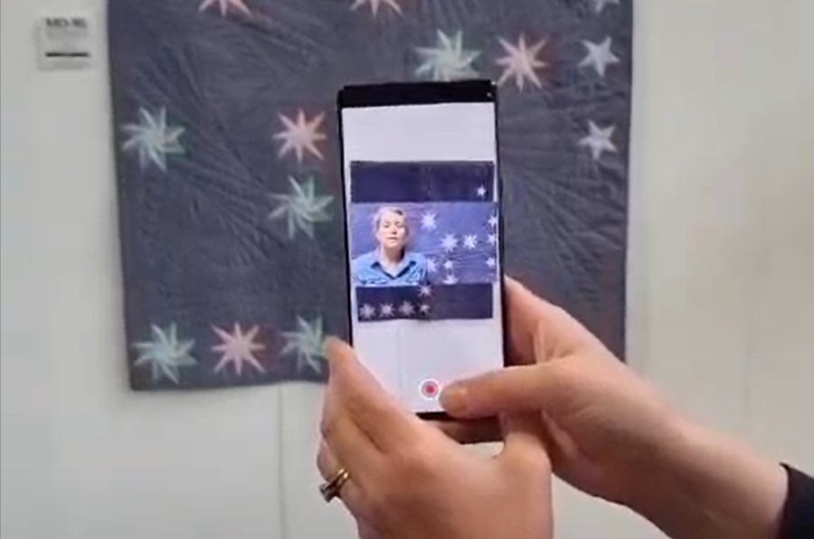 Augmented reality quilt