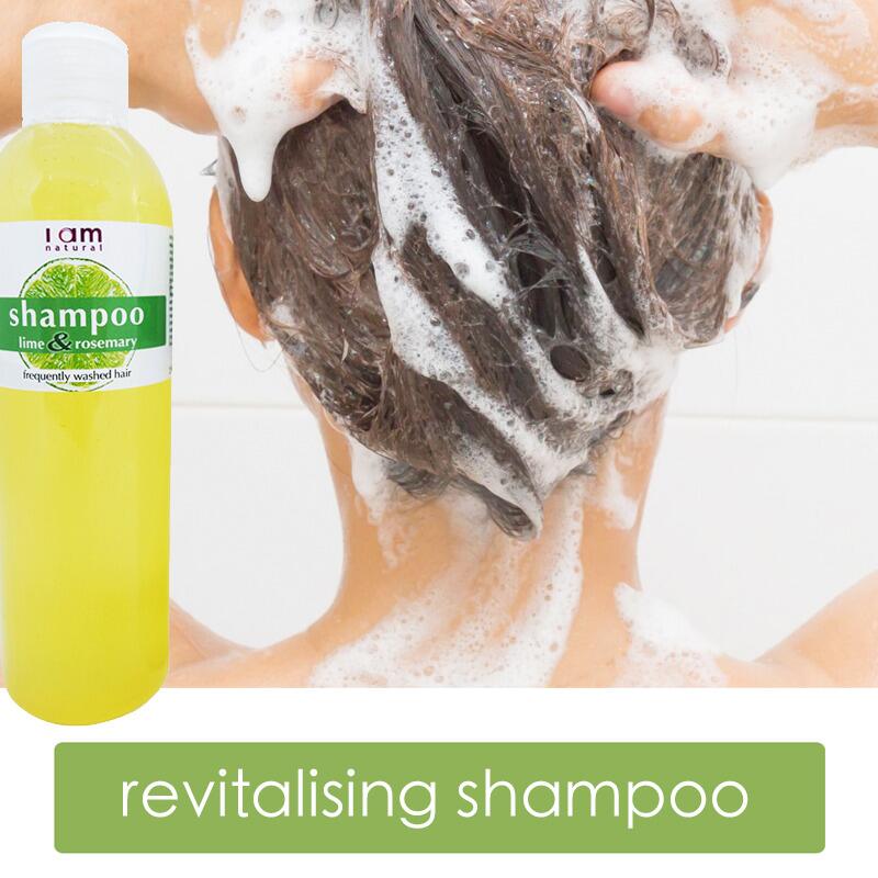 Natural shampoo - lime & rosemary