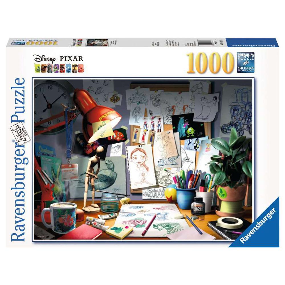 Ravensburger Disney Pixar The Artist S Desk Piece Jigsaw Puzzle