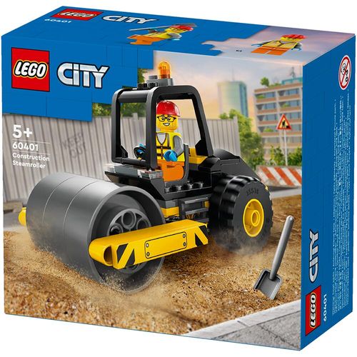 LEGO City Construction Steamroller Building Set 60401 Ages 5+