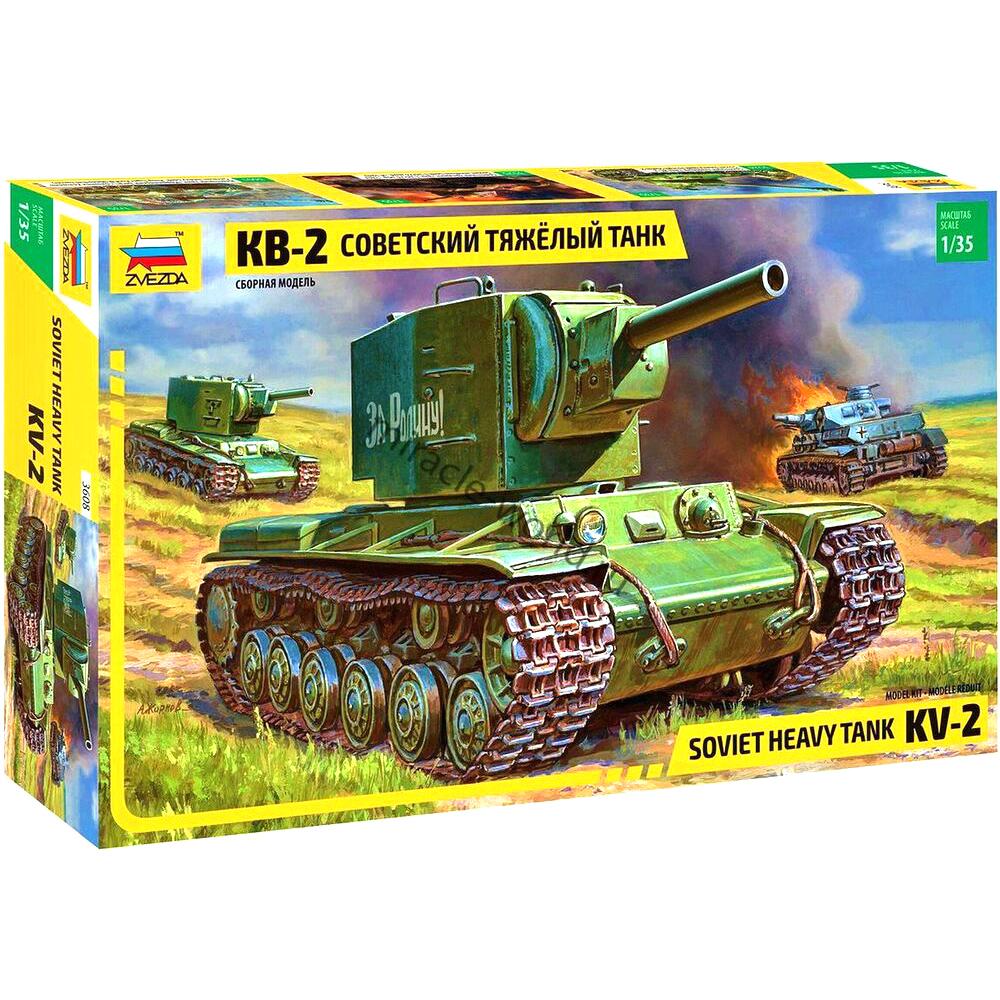 Zvezda Kv Soviet Heavy Tank Model Kit Scale