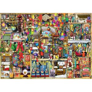 View 2 Ravensburger The Christmas Cupboard Jigsaw Puzzle 1000 Piece 19468