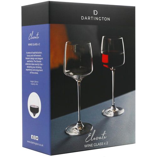 Dartington Crystal Elevate Wine Glasses 470ml 2 PACK ST3568/3/P