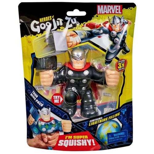 Marvel Heroes of Goo Jit Zu Figures (Series 3) THOR with SQUISHY FILLING 41202