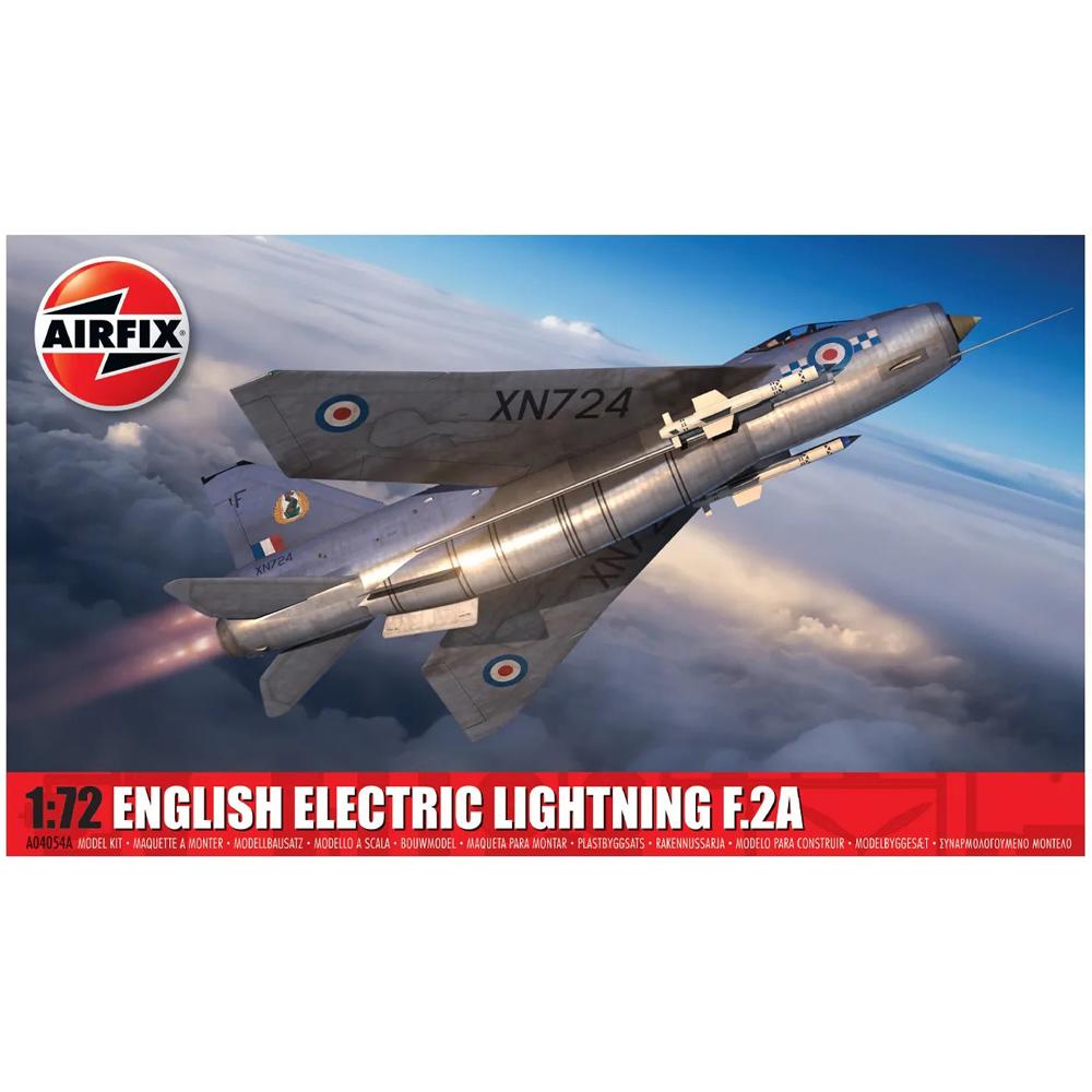 Airfix English Electric Lightning F 2A Military Aircraft Model Kit Scale 1/72 A04054A