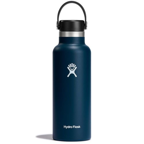 Hydro Flask Insulated Water Bottle 532ml Standard Mouth Flex Cap INDIGO S18SX464