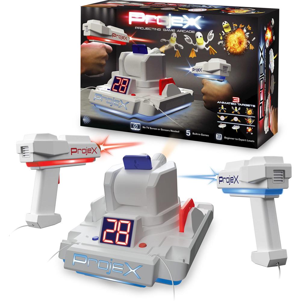 ProjeX Projecting Game Arcade with 2 ProjeX Blasters for Ages 6+
