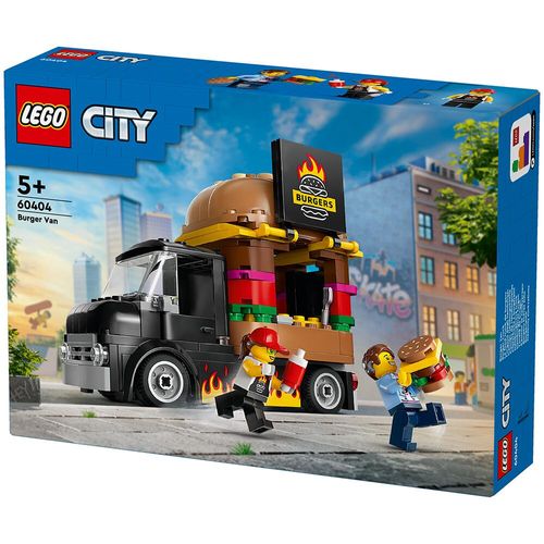 LEGO City Burger Truck Building Set 60404 Ages 5+