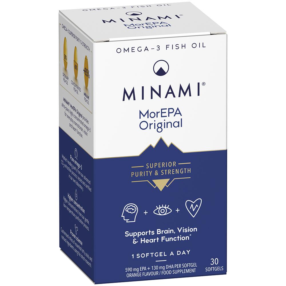 MINAMI Omega-3 Fish Oil MorEPA Original 30 Softgels
