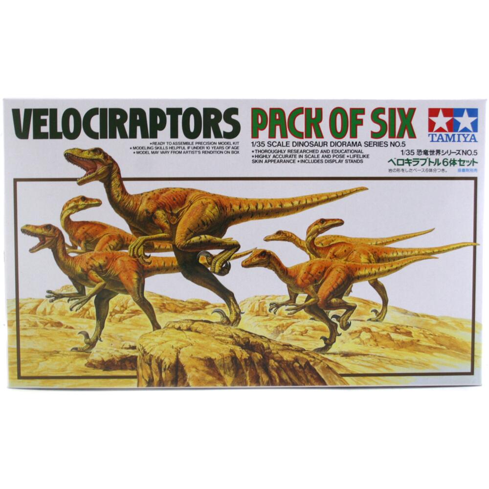 Tamiya Dinosaurs Velociraptors Scale 1:35 THC60105