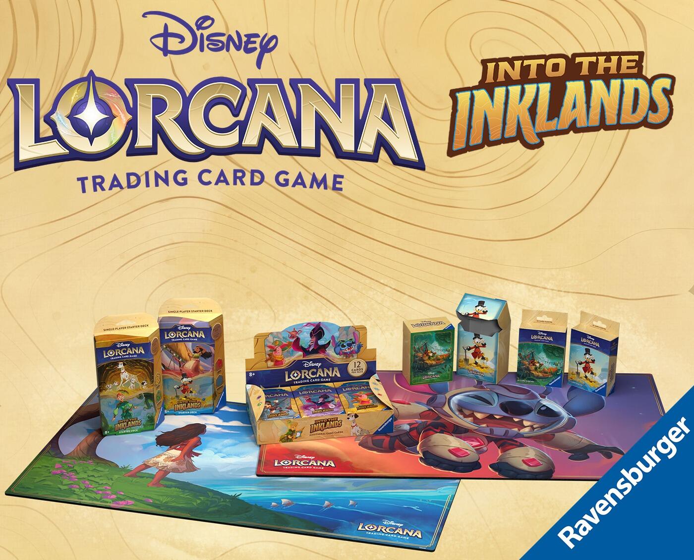 Disney Lorcana|Into the Inklands Launches In-Store Friday, 23rd Feb. Pre-Order now for Online Orders shipping 8th March.
