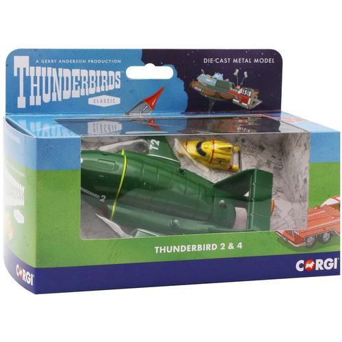 Corgi Thunderbirds Classic 2 and 4 Die Cast Metal Model Set CC00803