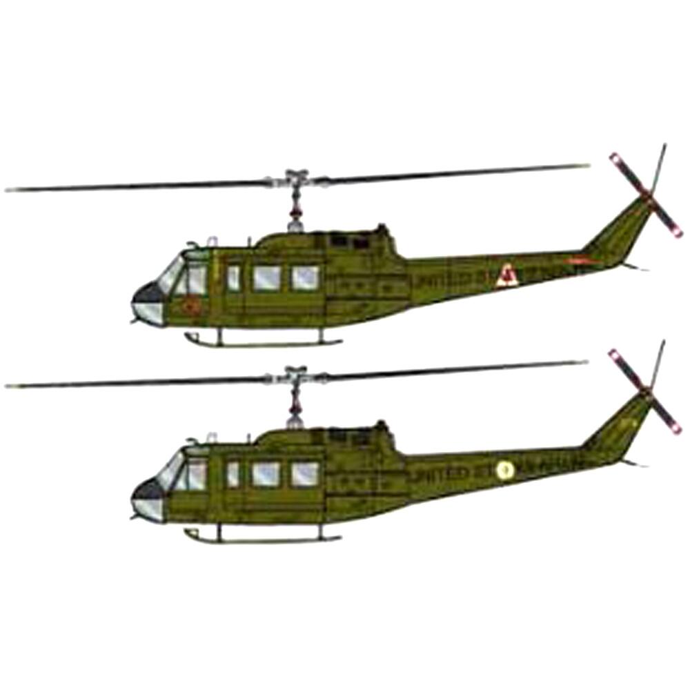 View 4 Dragon UH-1D Huey Helicopter US Army Vietnam War Military Model Kit Scale 1:35 3538