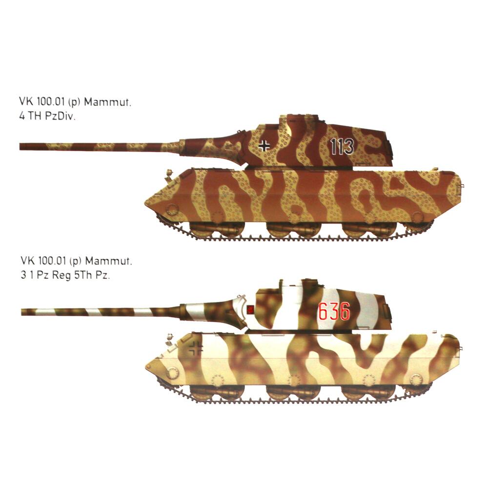 Takom Vk100 01 P Mammut German WWII Concept Tank Military Model Kit