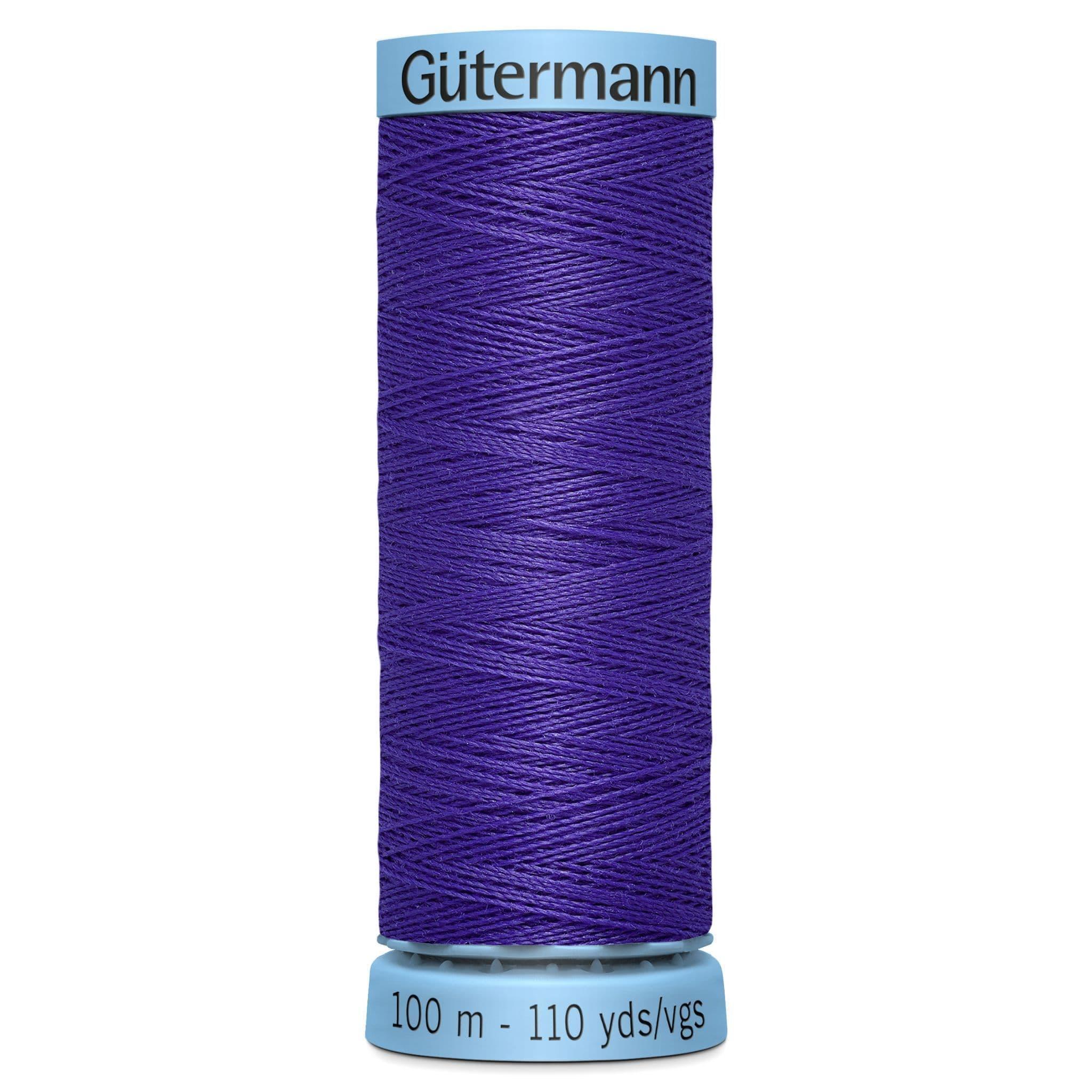 Col. 810 Gutermann Silk S303 Thread 100m - Indigo