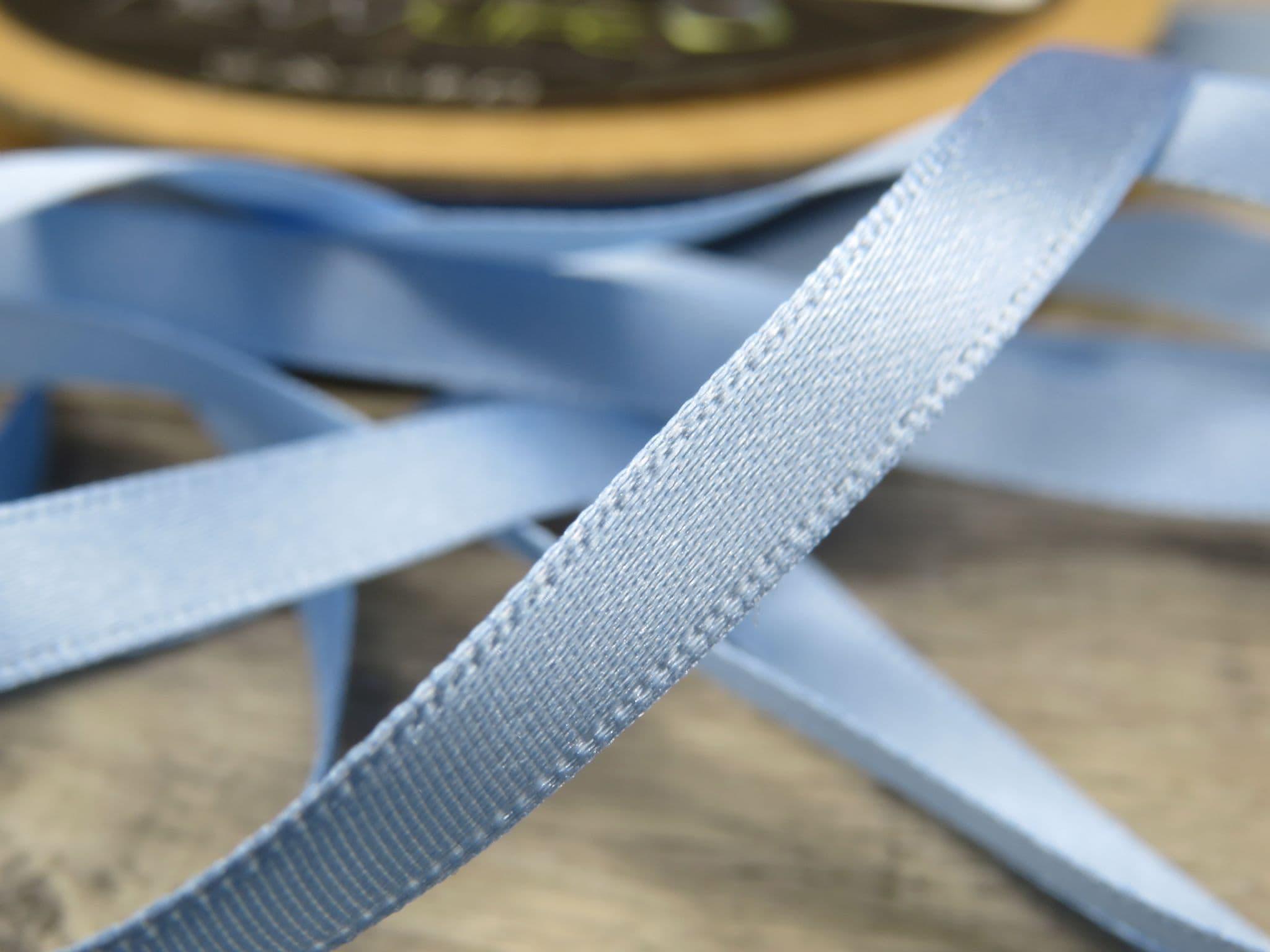 Berisfords Newlife Cornflower Blue Satin Ribbon