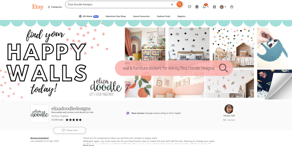 Eliza Doodle Designs - Our Etsy shop