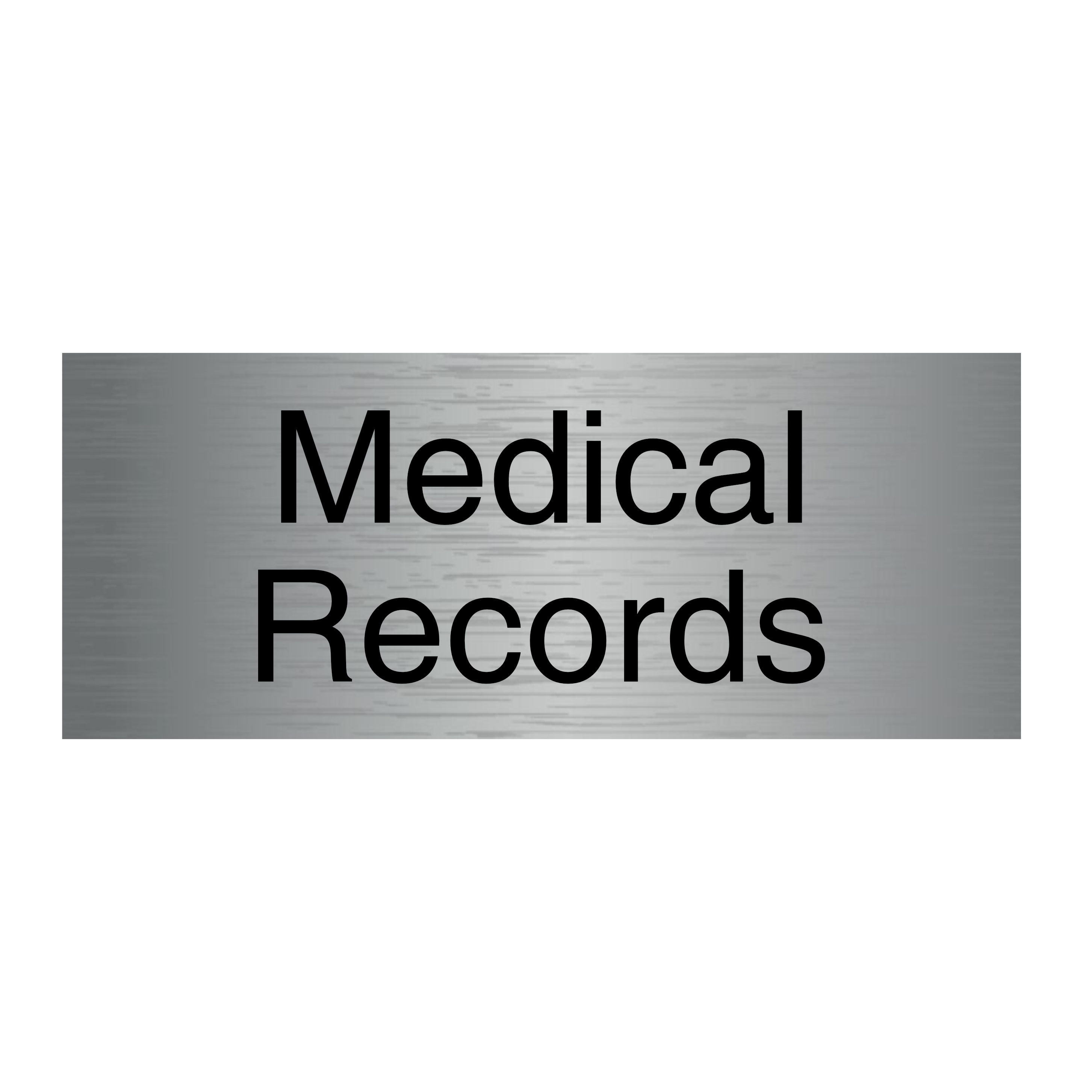 Medical Records Sign