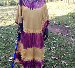 We provide flexible support to an elderly Kenyan widow