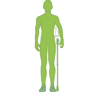 How to measure for a walking stick?