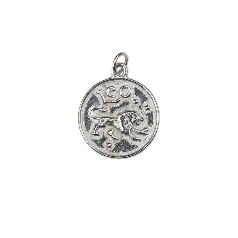 Pewter Leo Zodiac Charm
