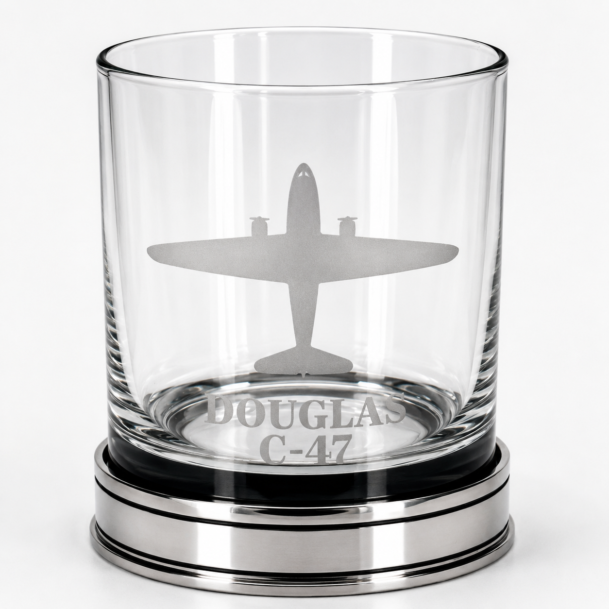 Douglas C-47 Pewter Whisky Tumbler